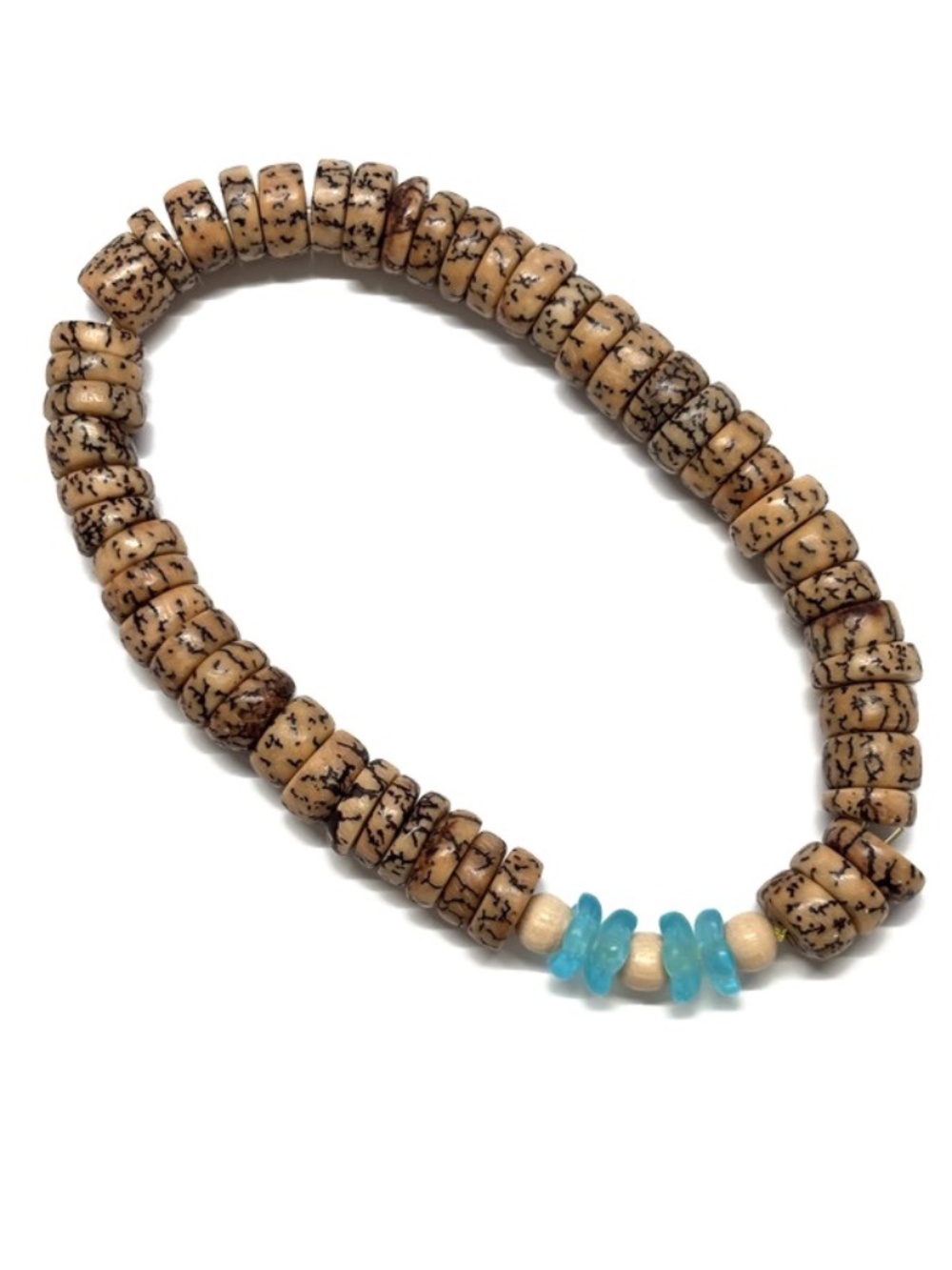 🔥$1 Clearance Aqua Blossom & Nut Temporary Bracelet Beads